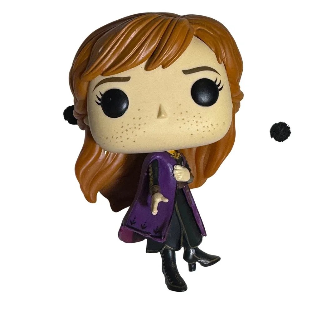 Disney Frozen 2 Anna Funko Pop Vinyl Figure 582 Travel Outfit Purple Cape